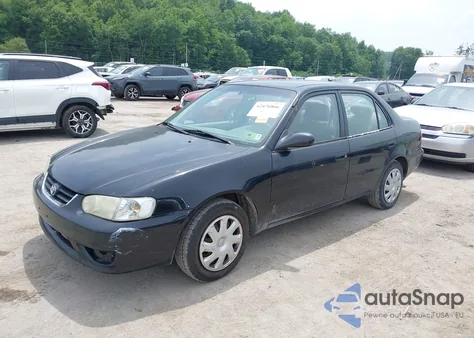 2002 Toyota Corolla Ce из США, поврежденный, VIN 2T1BR12E02C518874